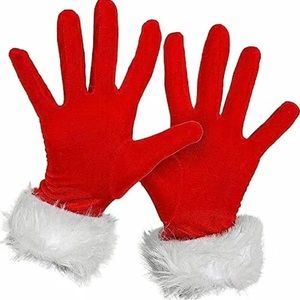 🔴 New Christmas/ Santa Claus red Gloves (Unisex)